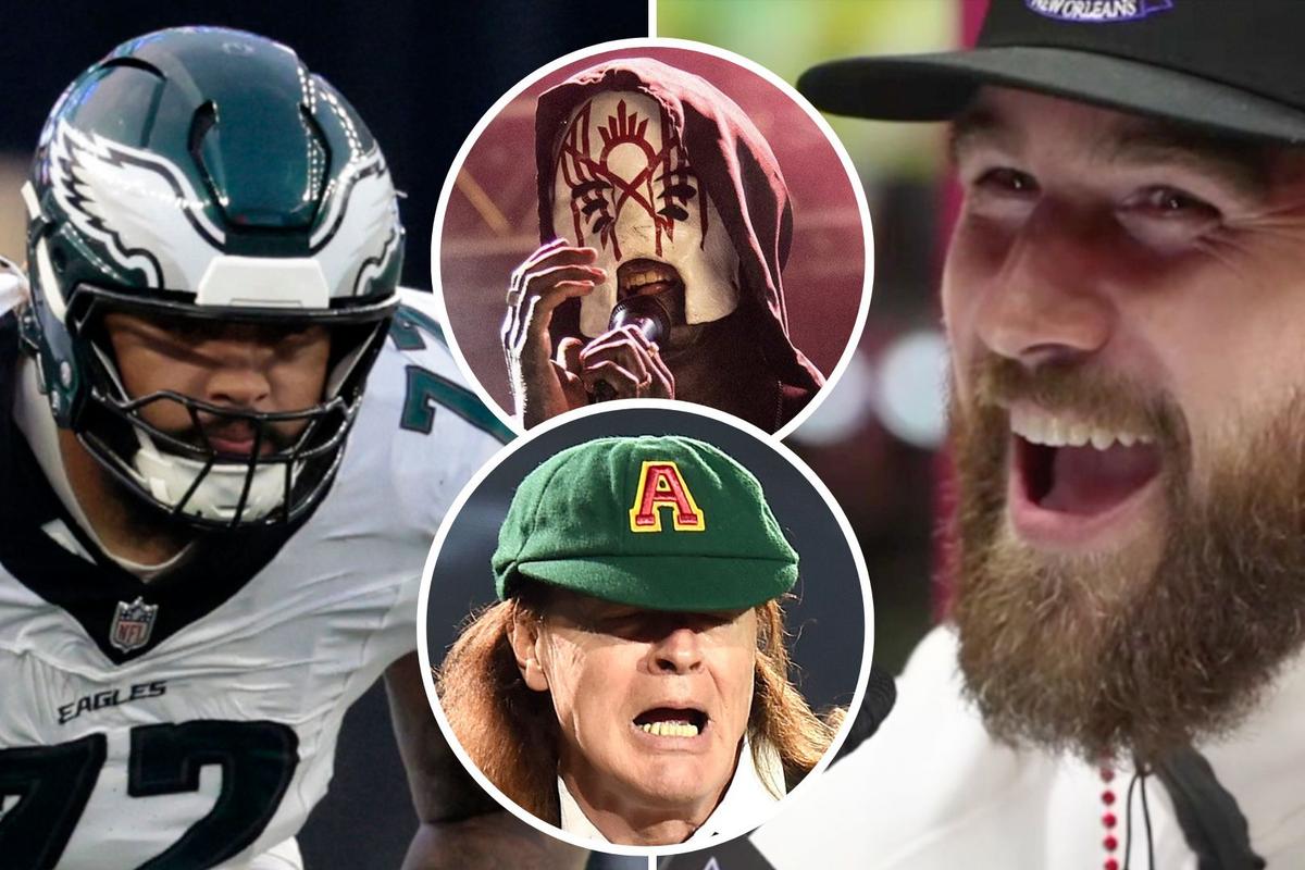 Chiefs + Eagles Players Reveal Their Favorite Rock + Metal Bands