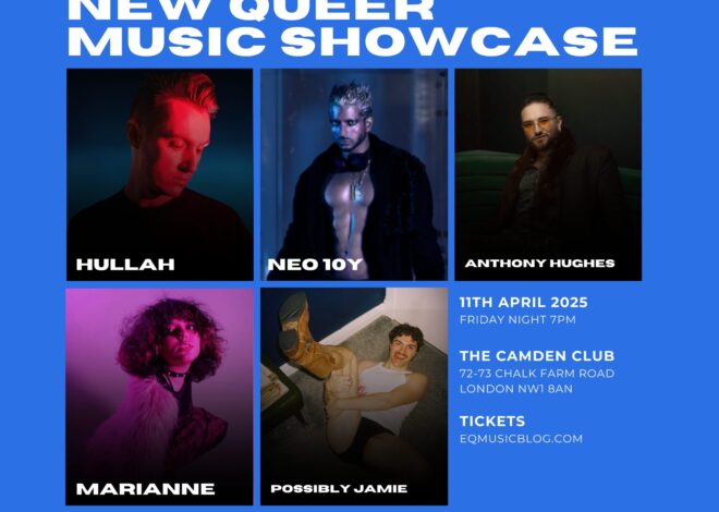 EQ Music Live: New Queer Music Showcase, 11th April 2025