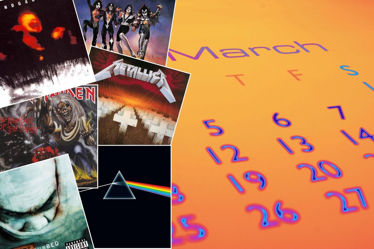 Every Big Rock + Metal Album Released Each Day in March History