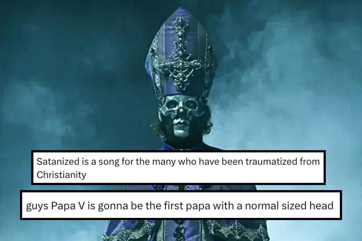 Fans React to Ghost’s New Frontman Papa V Perpetua + ‘Satanized’