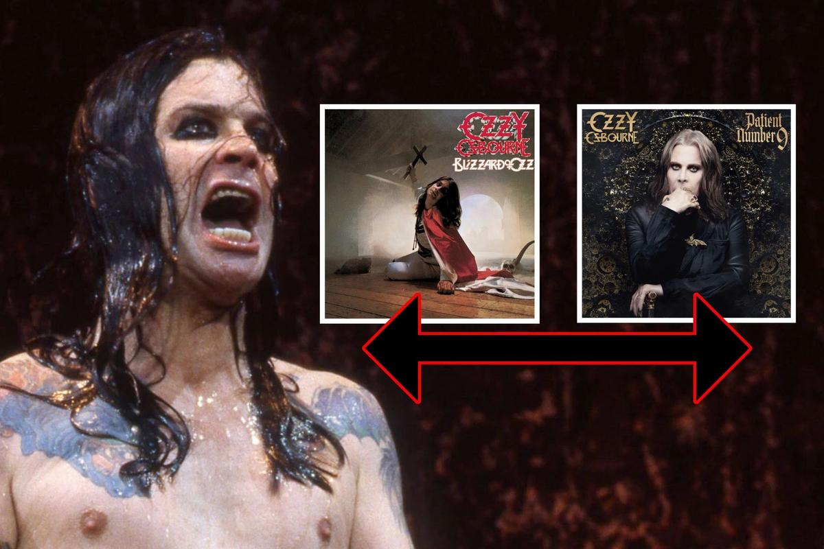 The Most + Least Played Song Live Off Every Ozzy Osbourne Album