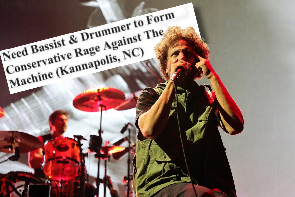 Musicians Needed For ‘Conservative Rage Against the Machine’