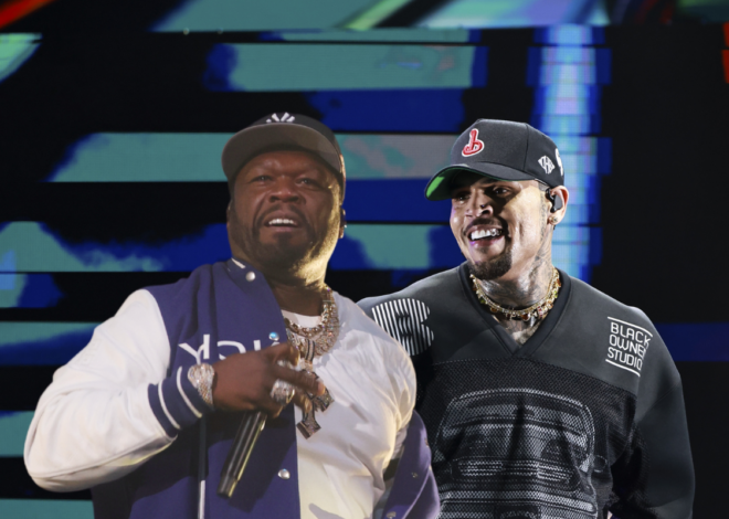 50 Cent Joins Chris Brown Onstage In U.K. Amid Legal Drama