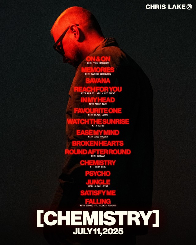 Chris Lake Reveals Tracklist of Long-Awaited Debut Album, "Chemistry"