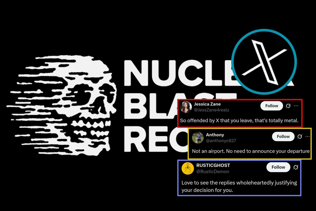 ‘See Ya!’ – Nuclear Blast Records Is Leaving X (Formerly Twitter)