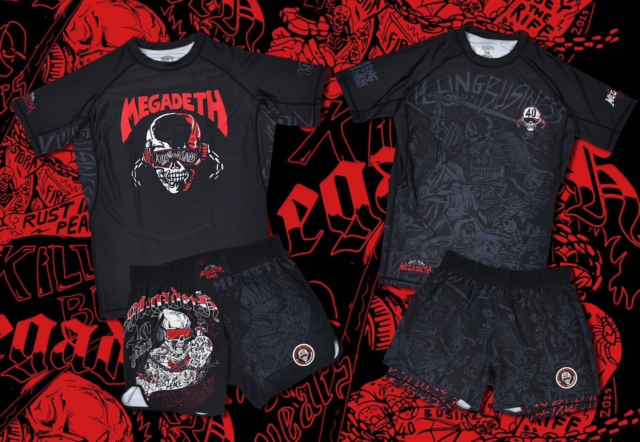 MEGADETH Teams With Half-Sumo For Killing Is My Business 40th Anniversary Fightware Merch Drops