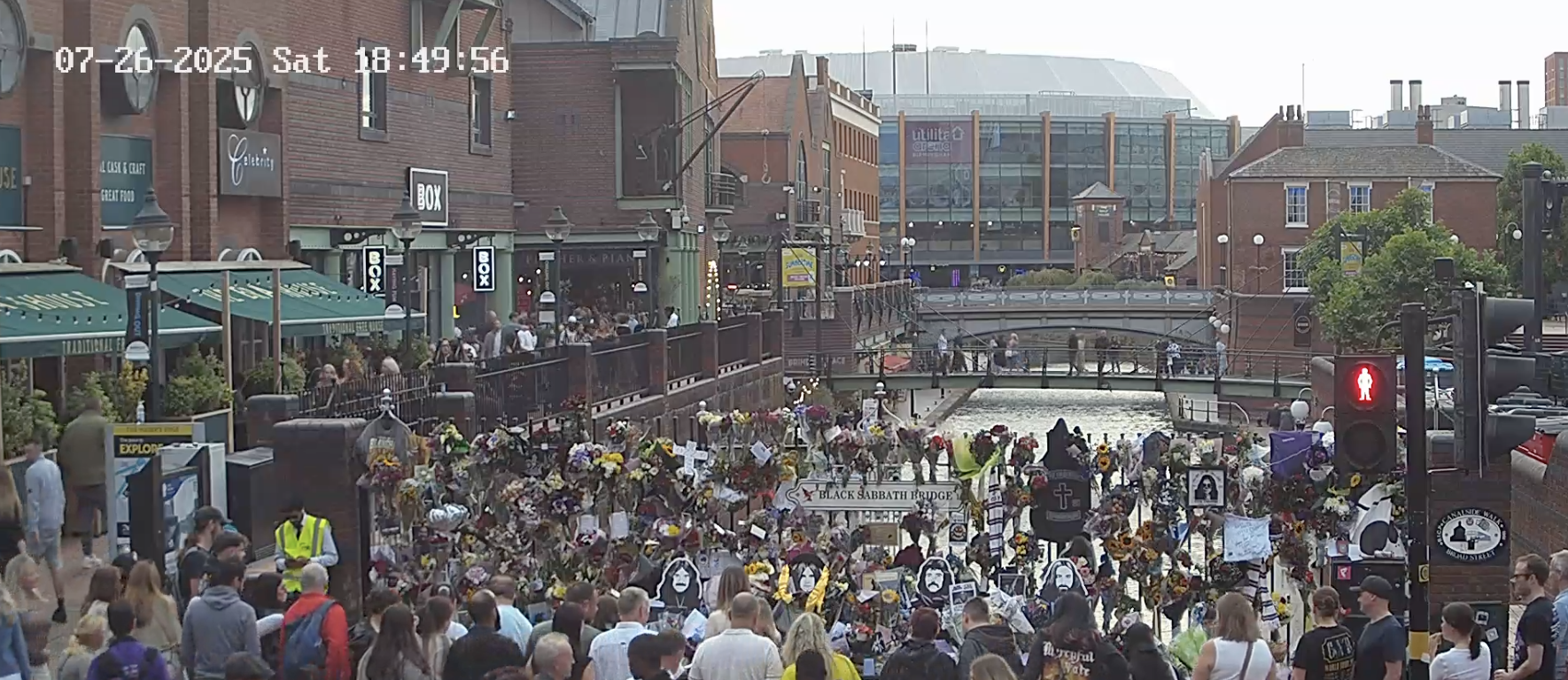 BLACK SABBATH Bridge Has In Birmingham Has Been Turned Into Memorial For OZZY OSBOURNE – See It Live Online