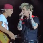 Green Day Boot Fan From Stage for Playing Oasis Song