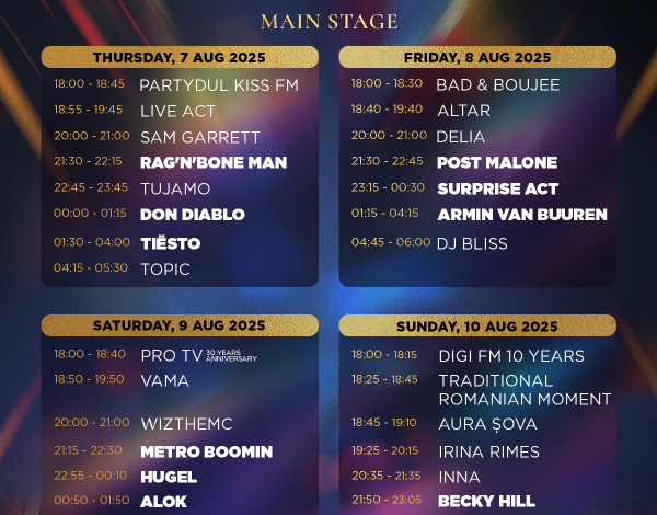 UNTOLD Reveals Full Lineup and Daily Schedule for 10th Anniversary Festival