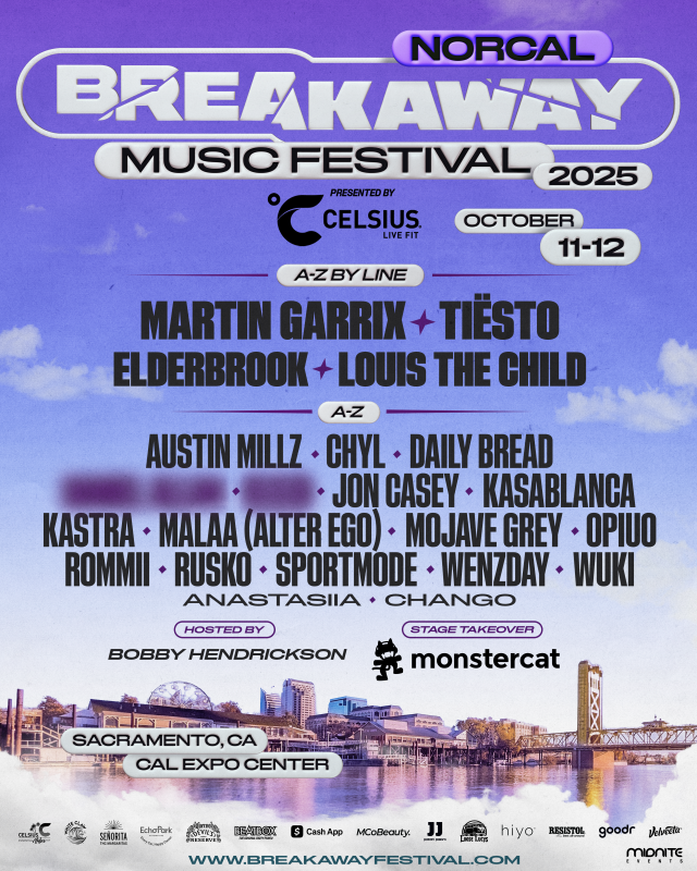 Martin Garrix, Tiësto and More Confirmed to Headline Inaugural Breakaway NorCal Festival