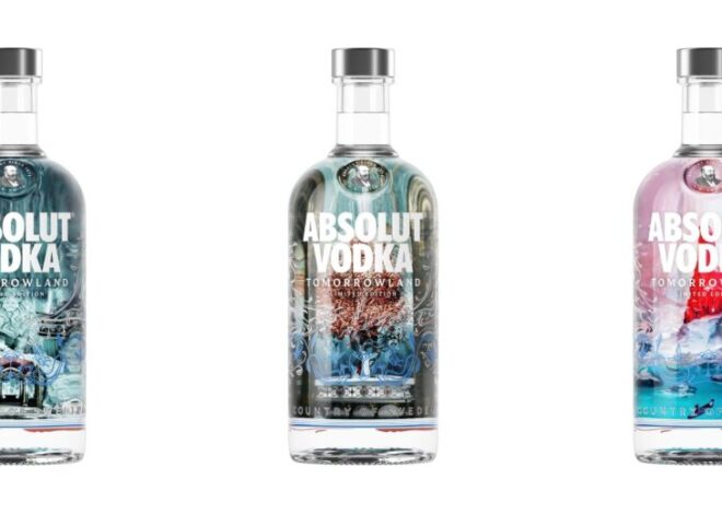 Tomorrowland and Absolut Vodka Team Up for Festival-Themed Glow-in-the-Dark Bottles