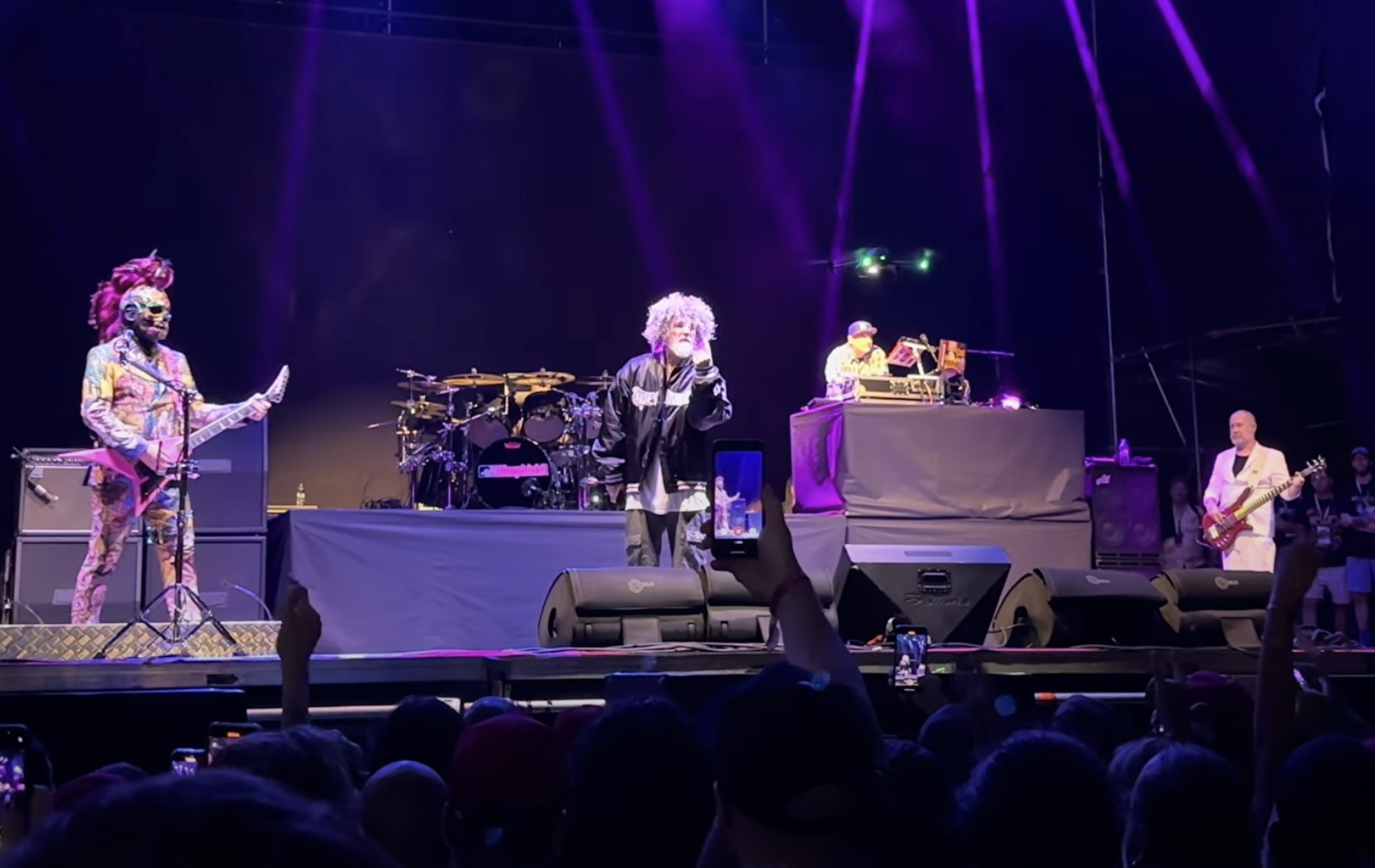 LIMP BIZKIT Vs. A Drone: Watch FRED DURST Smack One Out Of The Air Mid-Show
