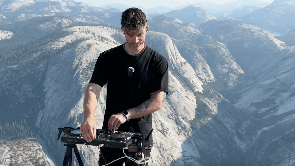 DJ Climbs Nearly 9,000 Feet to Spin First-Ever Set On Yosemite’s Half Dome