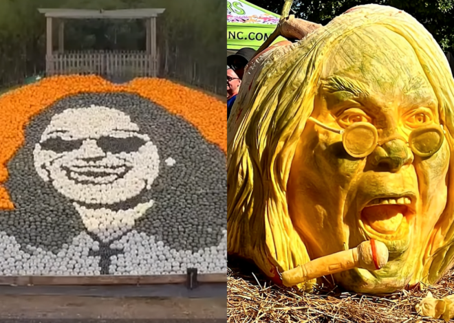 People Are Paying Tribute To OZZY OSBOURNE With Pumpkin Art
