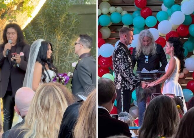 Two Big Metal Weddings in Same Weekend + Gene Simmons Officiated