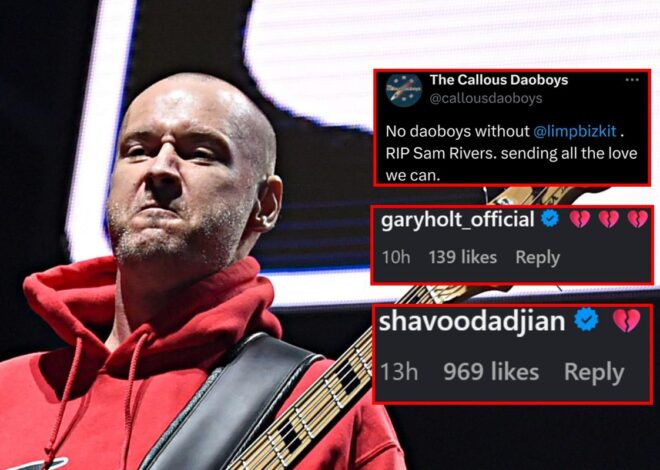 Rockers + Fans Mourn Limp Bizkit Bassist Sam Rivers