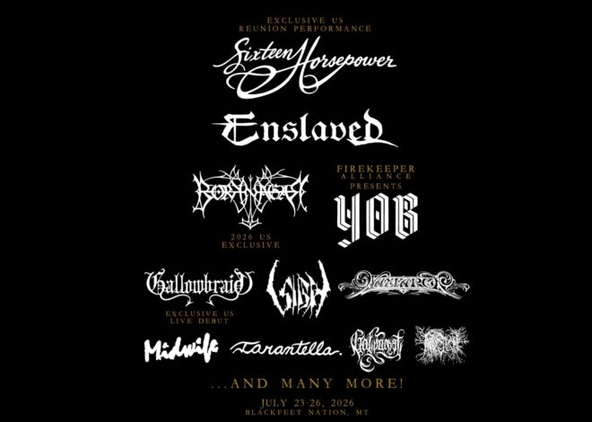 Fire In The Mountains 2026 Announces 16 HORSEPOWER Exclusive US Reunion Performance