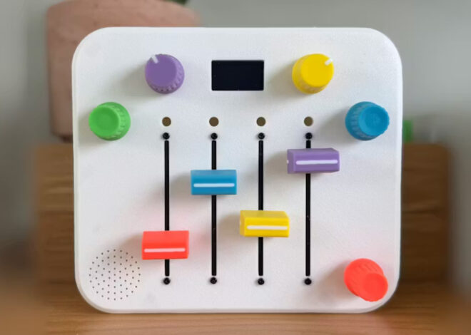 New 3D-Printed Synthesizer Turns Toddler Playtime Into Electronic Music Sessions
